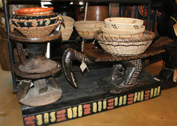 Swahili Stools and Baskets