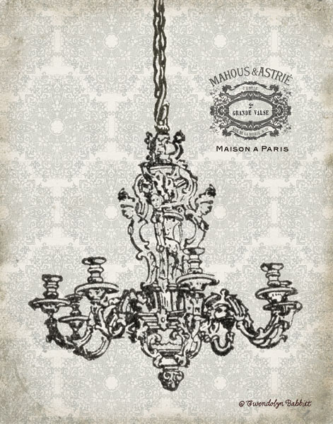 Vintage Chandelier II