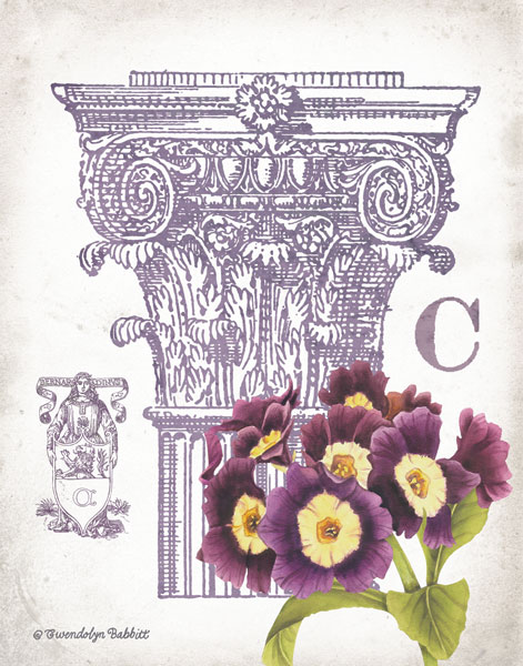 Column & Flower C