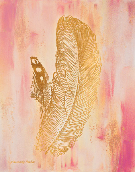 Gold on Pink II