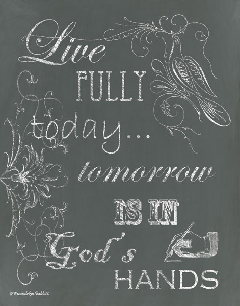 Live Fully Chalkboard