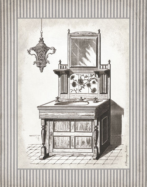 Victorian Sink Stripes II
