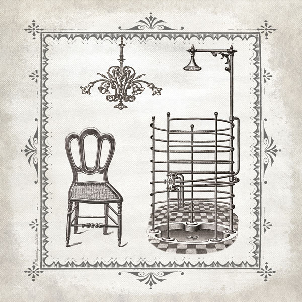 Tub & Chandelier II