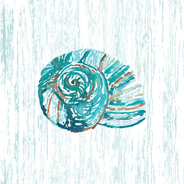 Beachcomber On Blue I