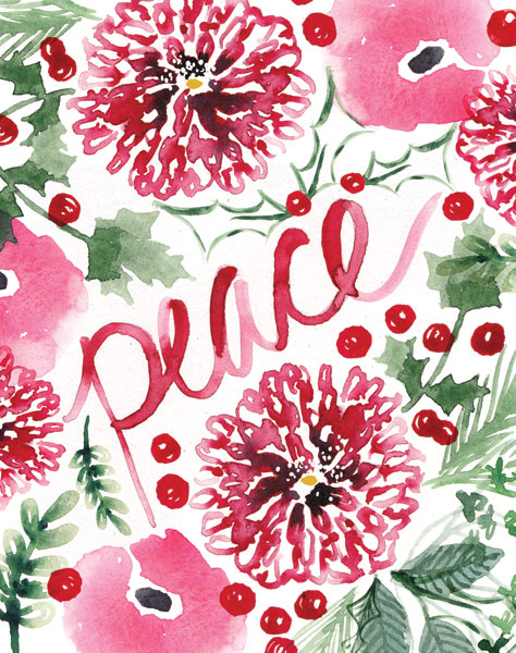 Christmas Floral I