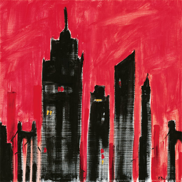 Red Cityscape