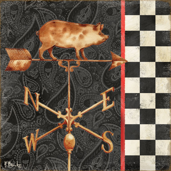 Paisley Weathervanes III