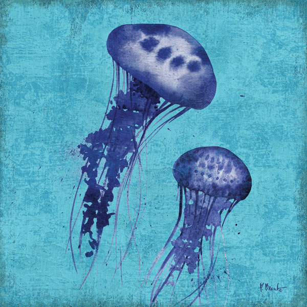 Indigo Jellyfish I