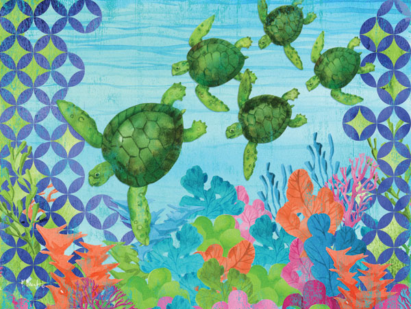 Geo Ocean Turtles
