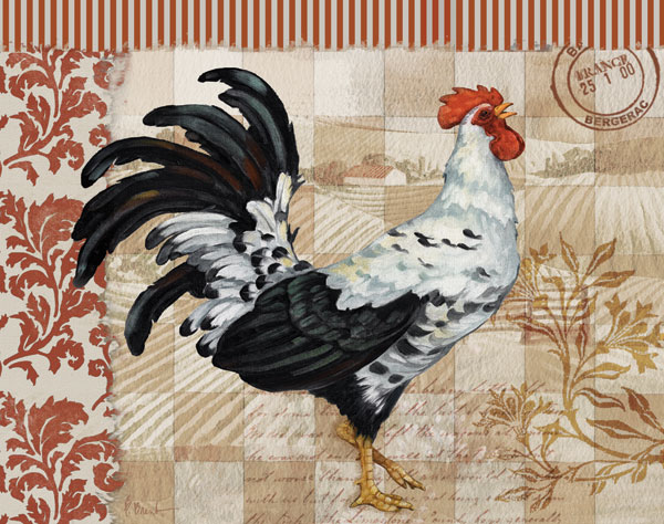 Bergerac Rooster Red I