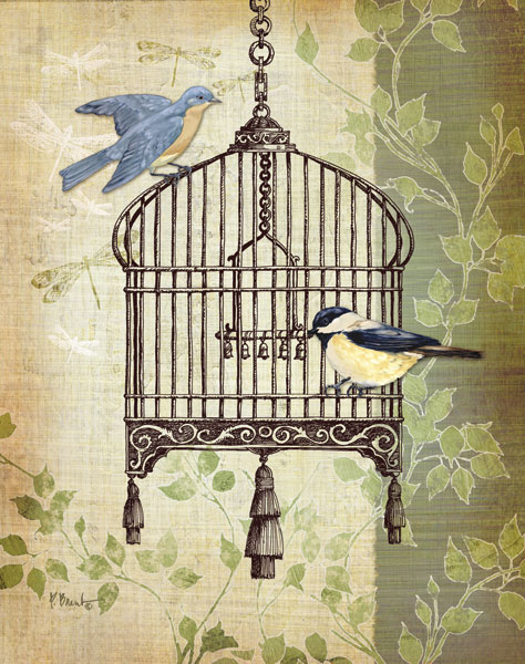 Botanical Birdcage II