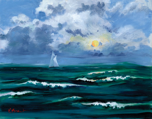Sailboat Cloudscape