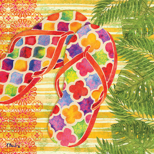 Red Sarasota Sandals I