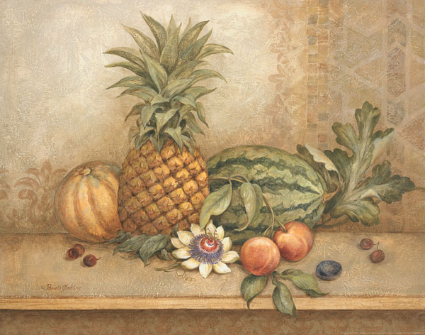 Pineapple and Passion Flower