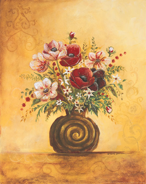 Yellow Floral Study I