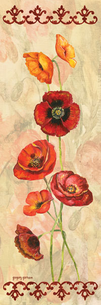 Scarlet Poppies I