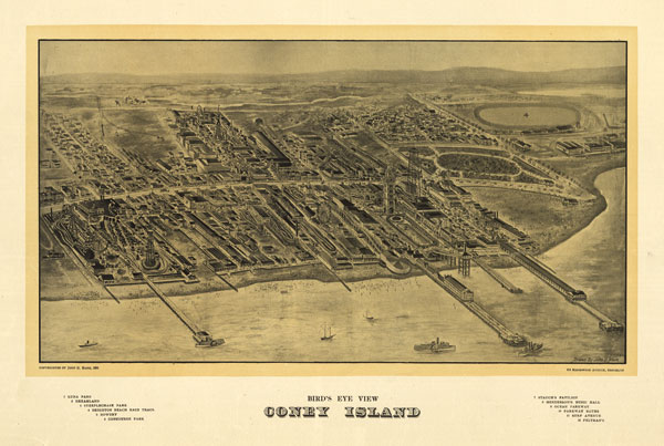 1906 Coney Island Map
