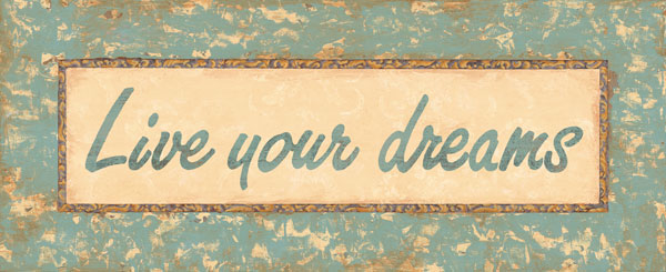 Distressed Aqua I