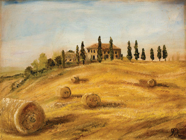 Tuscan Hayfield
