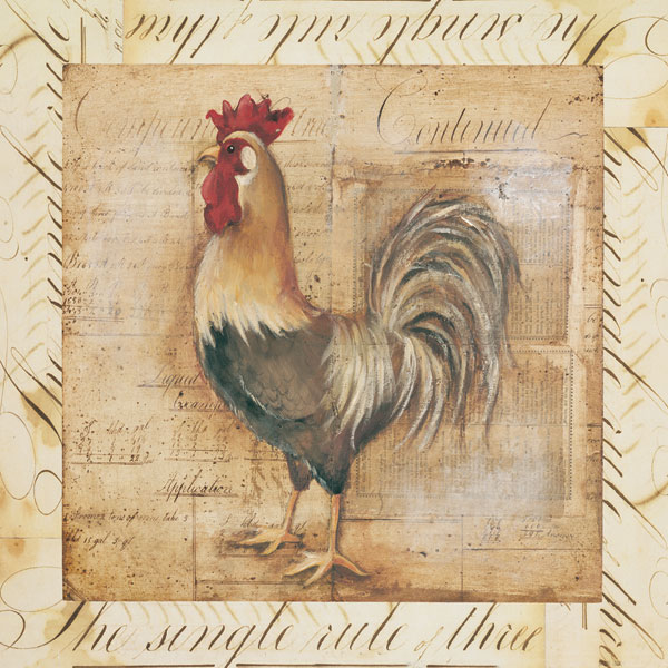 Rustic Farmhouse Rooster II - Special