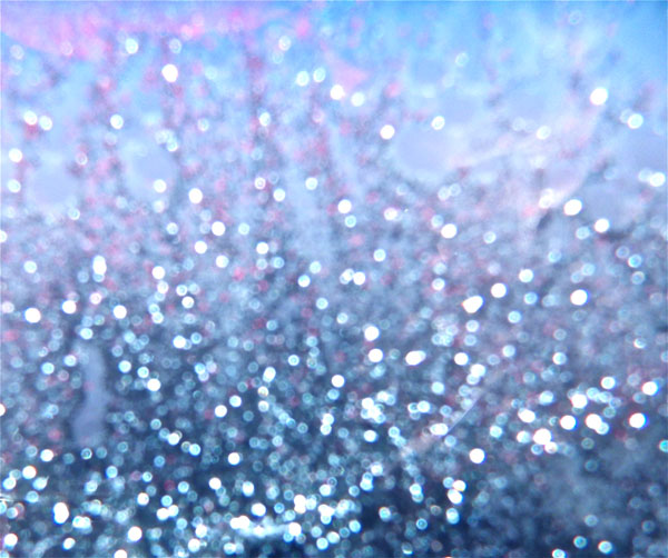Blue Glitter I
