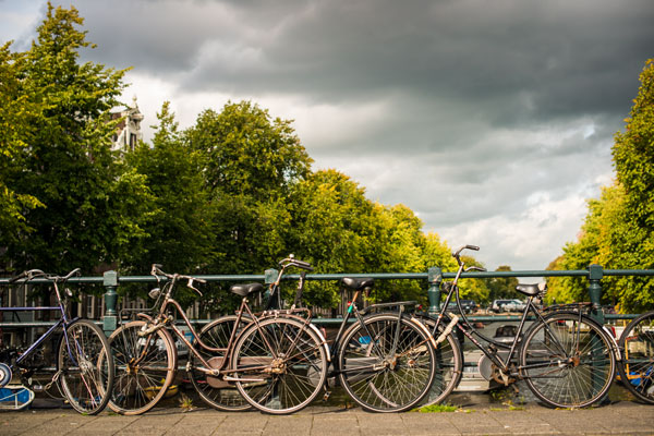 Bikes on Bridge I