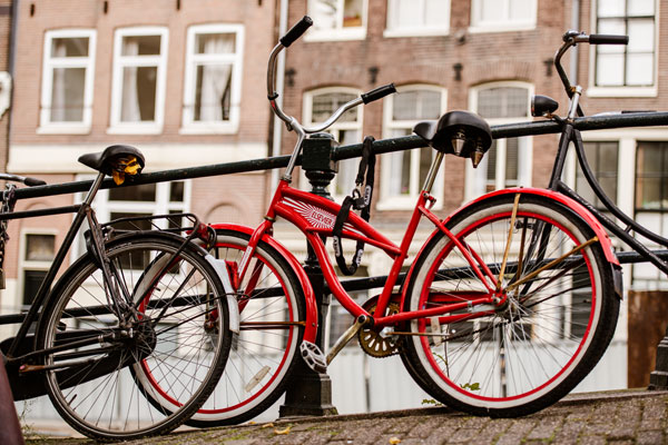 Amsterdam Red Bicycle