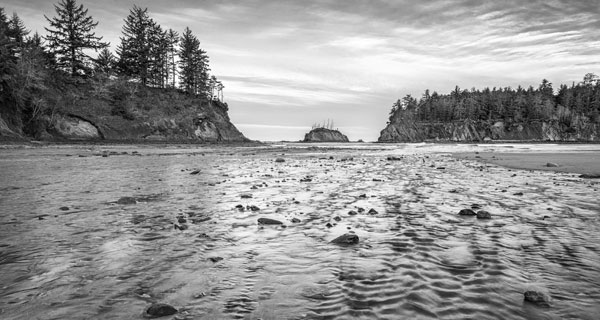 Sunset Bay BW