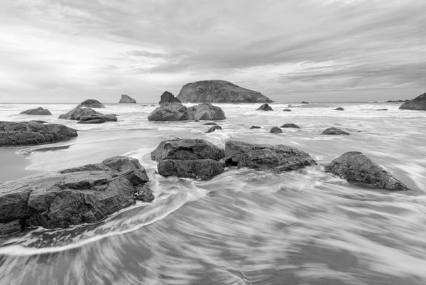 Harris Beach BW