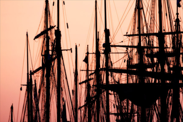 Tall Ships at Sunset 2