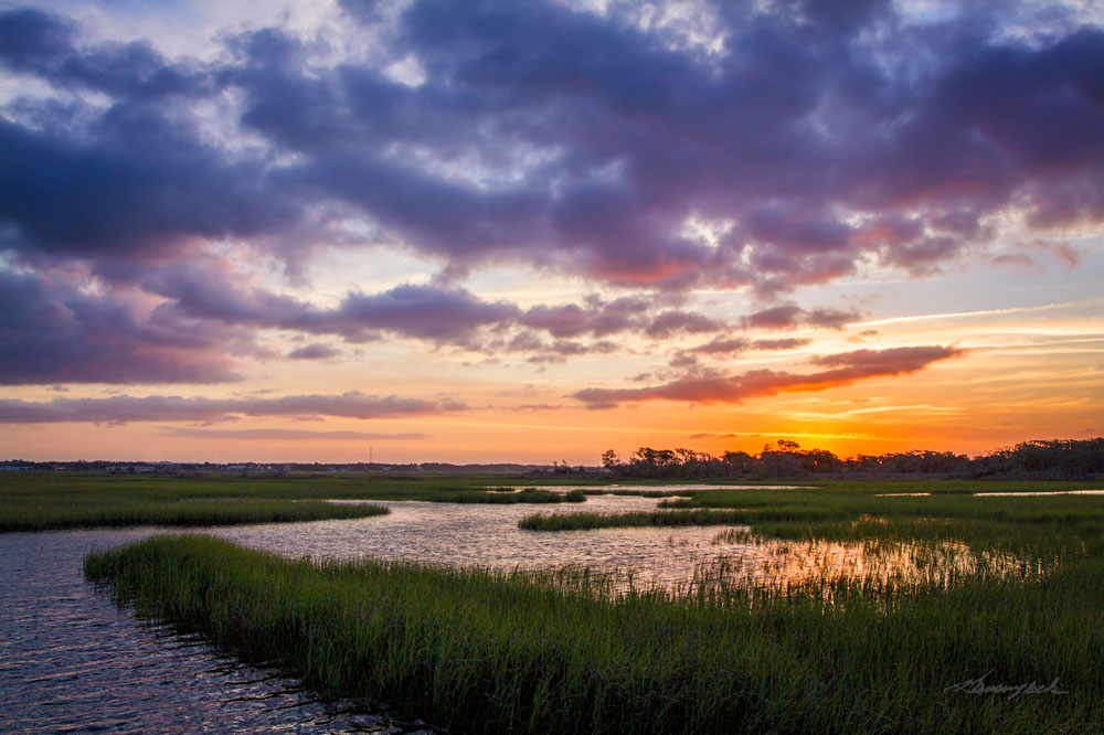 Sunset in the Marsh
