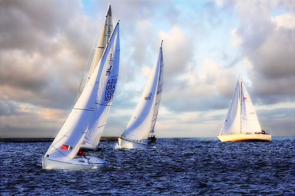 Sailing at Sunset I