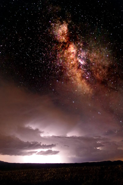 Dark Sky and Distant Storm