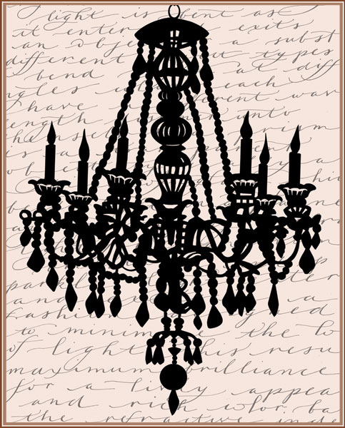 Chandelier Calligraphy II