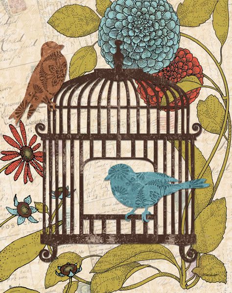 Birds & Blooms IV