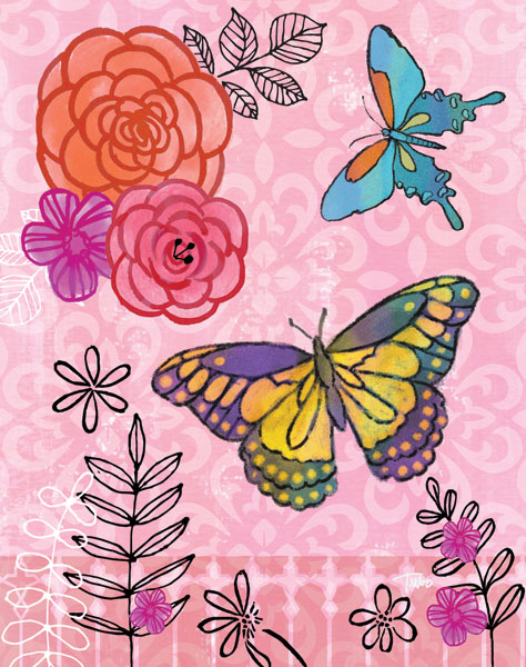 Butterfly Garden III