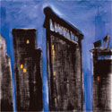 Blue Cityscape