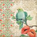 Blossoming Birds Sq II