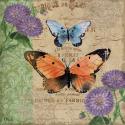 Burlap Butterflies II