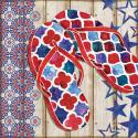 Patriotic Sarasota Sandals I