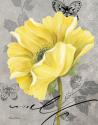 Gray & Yellow Poppies II