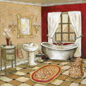 Leopard Florentine Bath