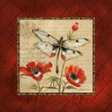 Dragonfly & Poppies