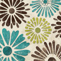 Stencil Flowers II