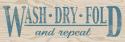 Wash Dry Fold - Blue