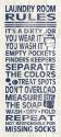 Laundry Room Rules