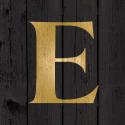 Gold Alphabet E
