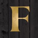 Gold Alphabet F