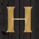 Gold Alphabet H