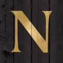 Gold Alphabet N
